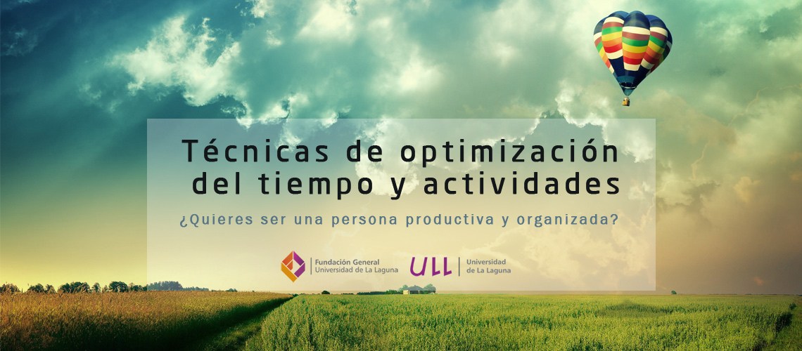 CURSO DE TÉCNICAS DE OPTIMIZACIÓN DEL TIEMPO Y ACTIVIDADES