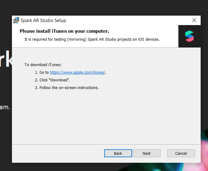 5-next instalador spark ar windows