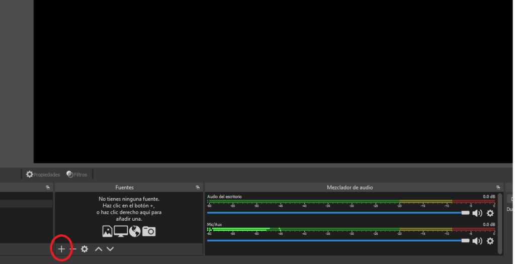Cómo agregar una escena con OBS Cómo agregar una escena con OBS