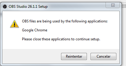 Tercer paso para instalar OBS en Windows