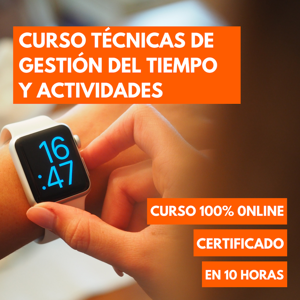 Curso Técnicas de Gestión del Tiempo y Actividades